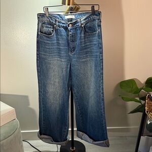 Perfect Stylish Blue Wide Leg Women's Jeans 11